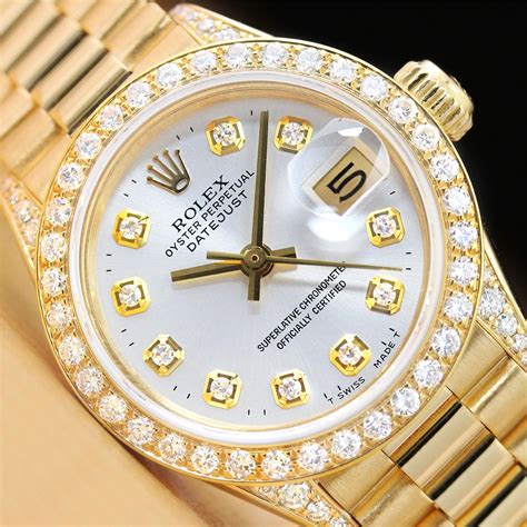 diamond womens rolex|rolex diamond bezel prices.